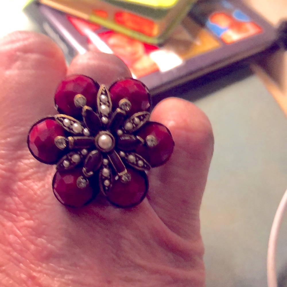 Women’s statement ring.